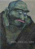 《罗汉》系列油画
